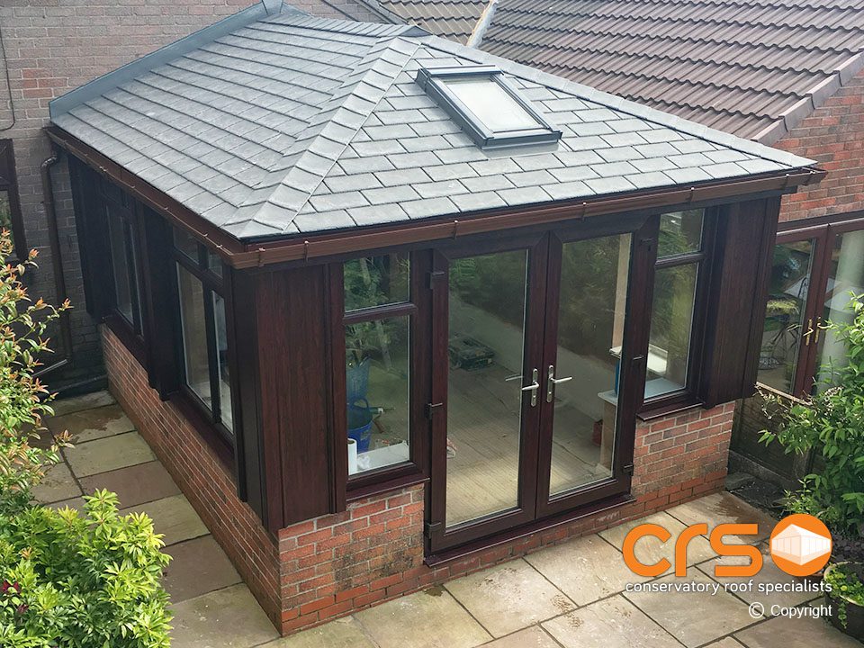 Edwardian conservatory tiled roof